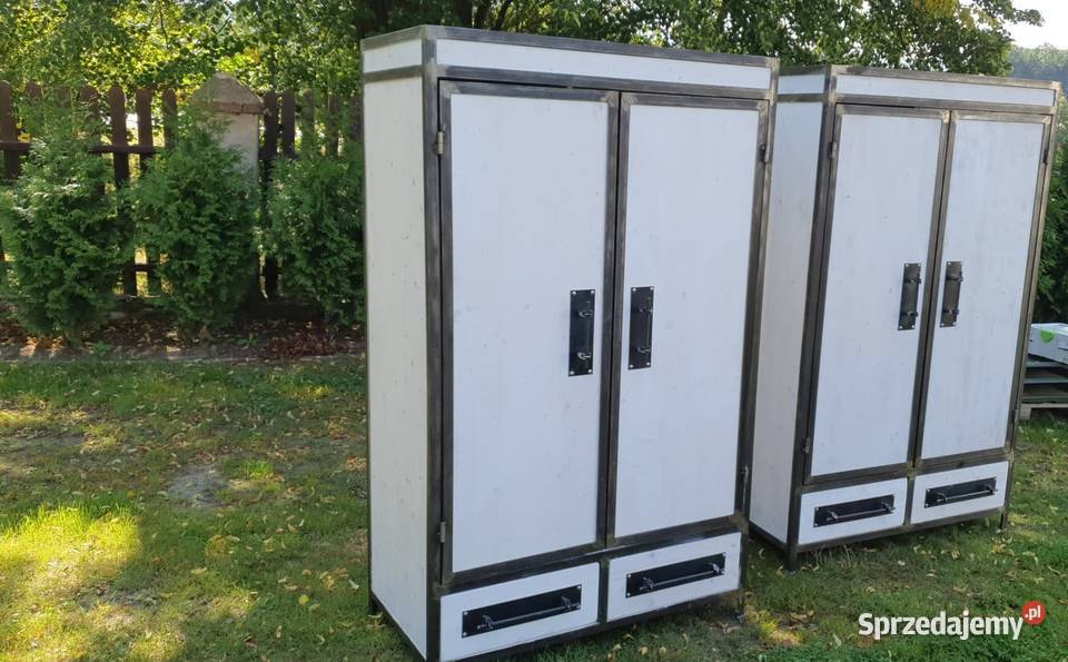 industrialna szafa ubraniowa 2 drzwiowa z 110cm mazowieckie Warszawa sprzedam