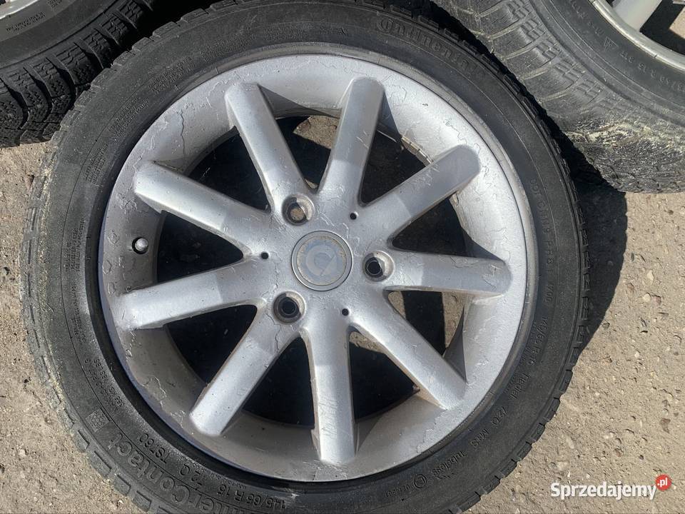 Koła 3x112 felgi aluminiowe 15 smart fortwo w450 Samochodowe Szczecin sprzedam