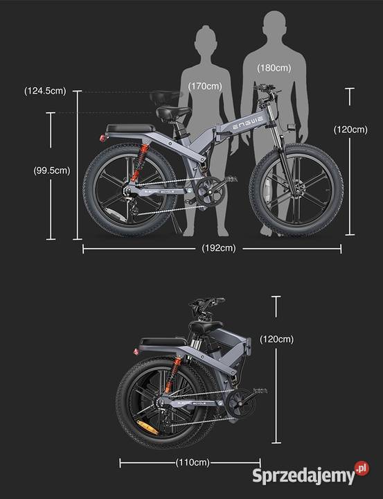 ENGWE X26 2023 składany rower elektryczny 1000W sprzedam