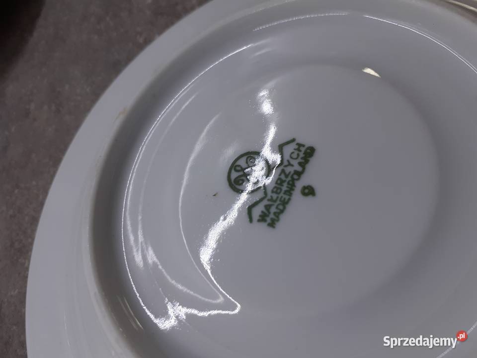 Zestaw porcelany na 12 osób Wałbrzych Porcelana i szkło Szczecin sprzedam