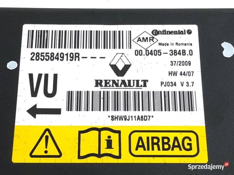 SENSOR AIRBAG RENAULT GRAND SCENIC III podkarpackie