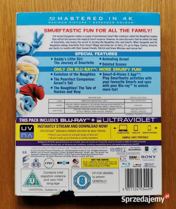 The Smurfes 2 Smerfy 2 Bluray En 2013 pełne Parzęczew