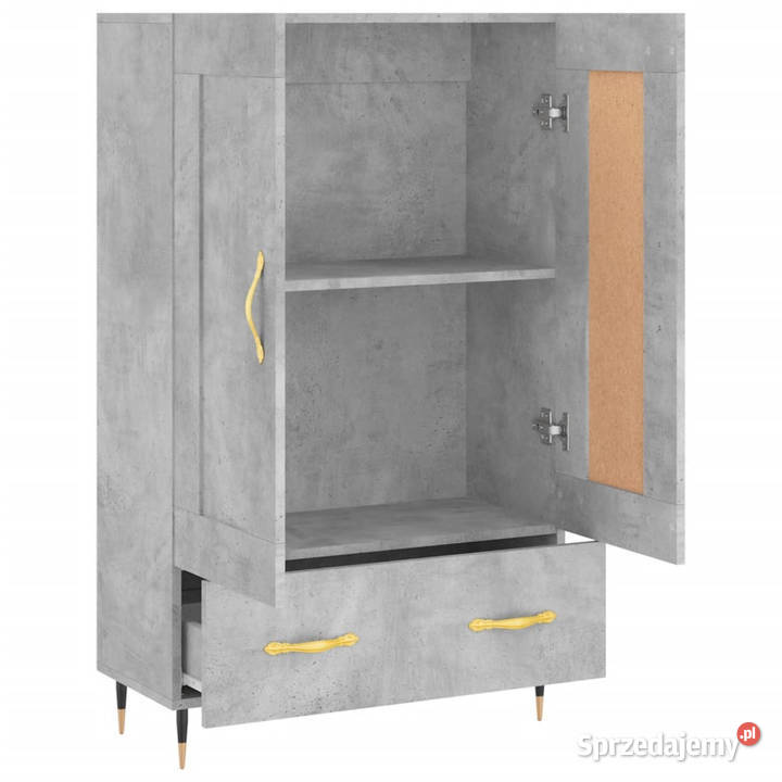 Wysoka szafka szarość betonu 695x31x115 WM830304 Warszawa sprzedam
