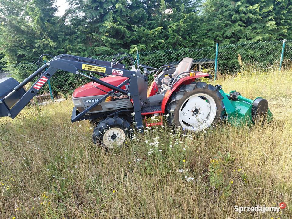 Wynajem Traktor Yanmar F200 4x4 zkosiarką