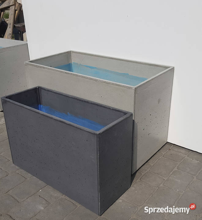 Donica betonowa Slim 60x30x50 Donice betonowe Architektura ogrodowa Rawicz