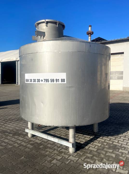 Zbiornik z nierdzewki 6000 litrów KO pionowy z małopolskie Oświęcim