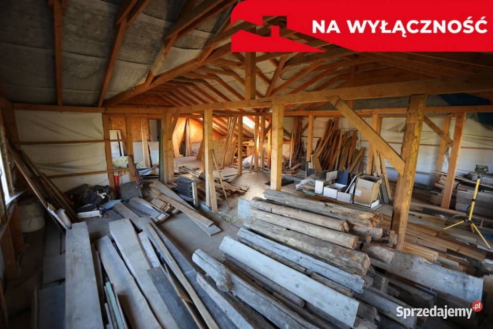 Dom w Trybszu dwa budynki możliwość zamiany asfalt małopolskie Trybsz