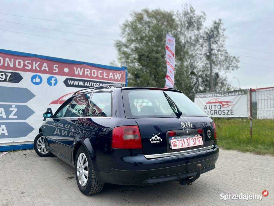 Audi A6 24 Benzyna Klima HAK Grzane dolnośląskie Wrocław