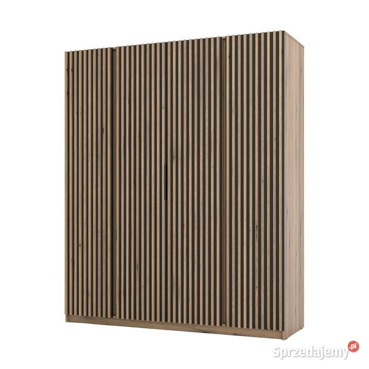 Wysoka szafa z lamelami 4 kolory szybka wysyłka 61.9cm Ostrów Wielkopolski sprzedam