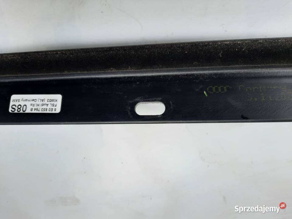 Listwa zgarniająca na drzwi Audi A4 B6 chrom Szczerbice sprzedam