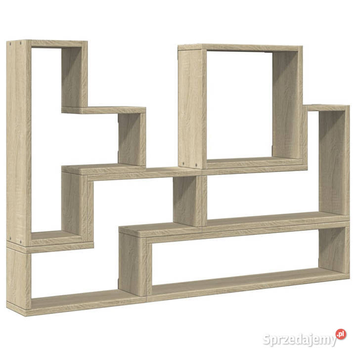 Półka ścienna dąb sonoma 96x12x64 materiał Warszawa