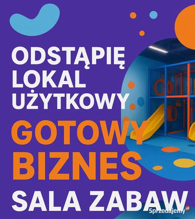 Sala zabaw lokal użytkowy z niskim czynszem Kraków