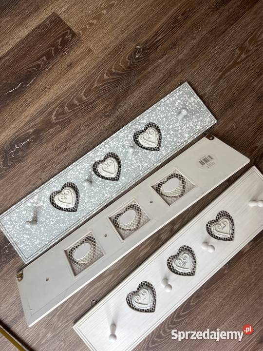 Vintage Glamour ramka foto wieszak półka serce Bystrzyca Kłodzka