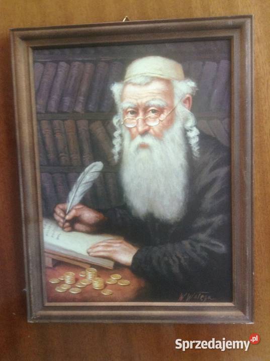 Obraz w ramiereprodukcja portretu Żydowski Opole