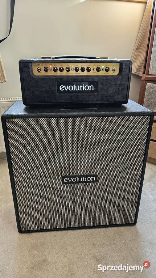 Wzmacniacz gitarowy Evolution i Kolumna V30 2x12 Wrocław sprzedam