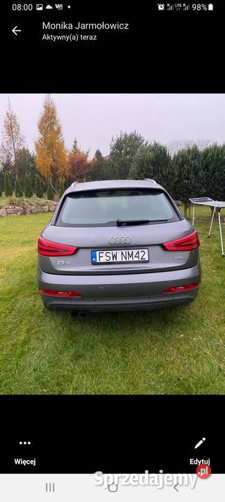Audi Q3 zamienię honda africa twin adwenture crf Honda Świebodzin