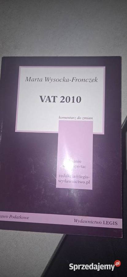 VAT 2010 Komentarz do zmian publikacja wielkopolskie Gniezno sprzedam