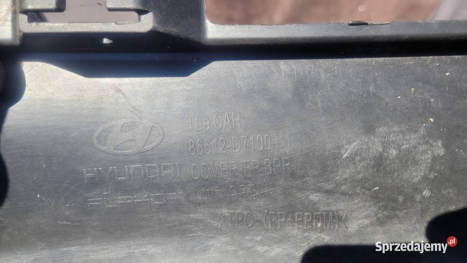 HYUNDAI TUCSON 3 III 15 DOKŁADKA ZDERZAKA PRZÓD Ruda Śląska