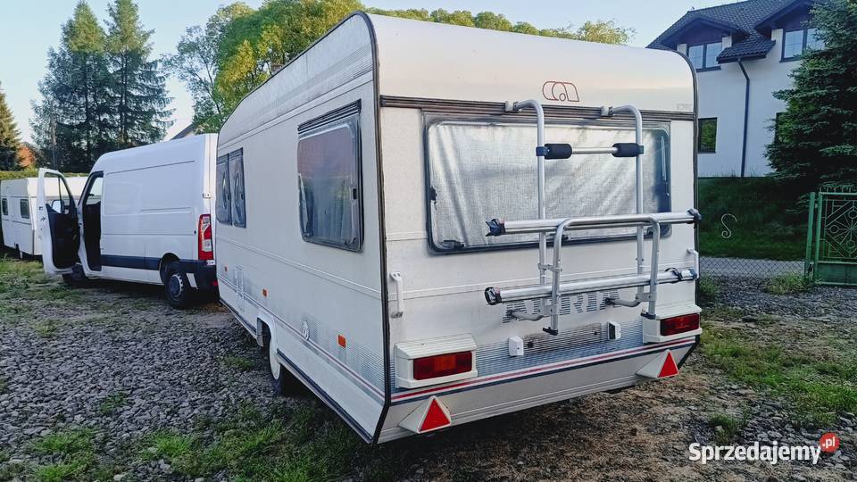 przyczepa kempingowa campingowa kemping OKAZJA Międzybrodzie Bialskie sprzedam