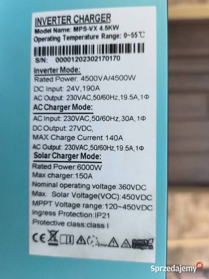 Inwerter fotowoltaiczny 45kW solarny 6000W Skarżysko-Kamienna