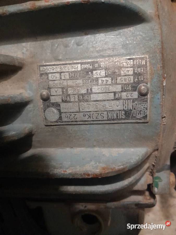 Silnik 22 kw wolnoobrotowy 380v Rolnictwo Krasne Potockie