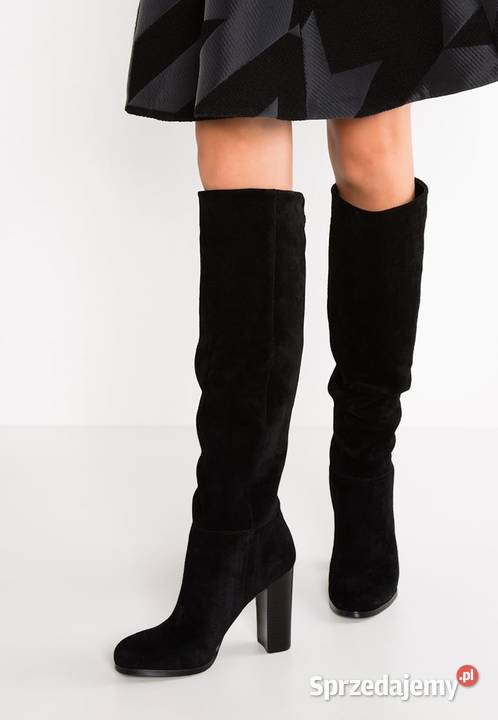 NIEBANALNIE zamszowe kozaki Sam Edelman Victoria Białystok