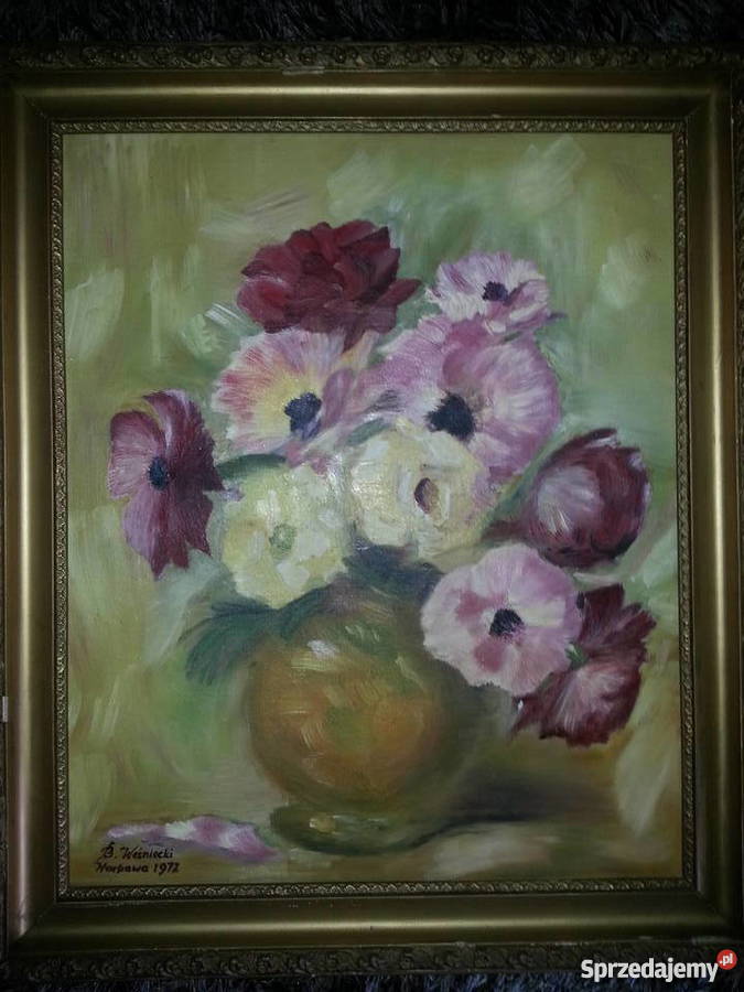 Sprzedam 3 obrazy olejne na płótnie Warszawa