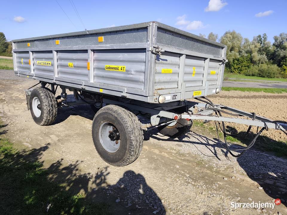 Przyczepa wywrotka Autosan D45 nieuszkodzony Wirkowice Pierwsze
