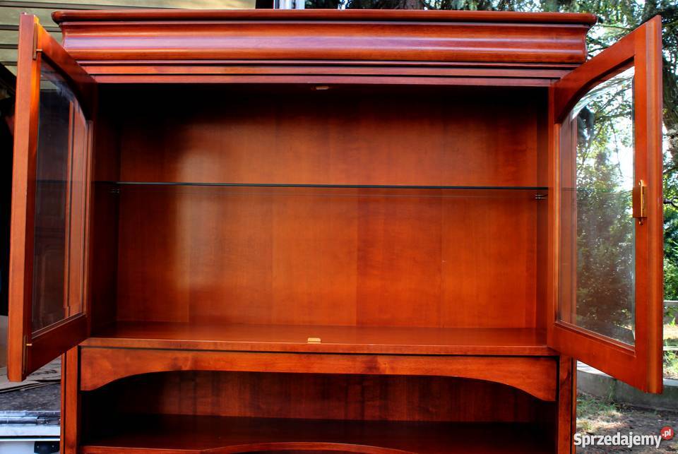 Kredens holenderski drewniany z witryną lubelskie Końskowola sprzedam