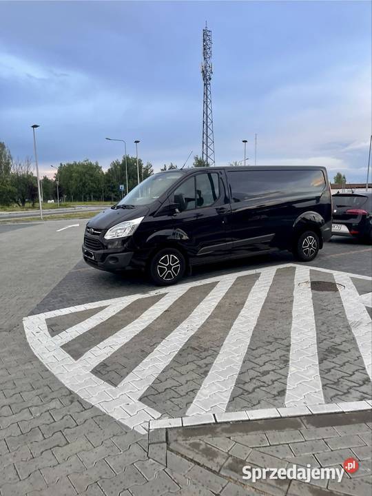 Ford transit Custom CZARNY długi ŚLICZNY hak śląskie Gliwice