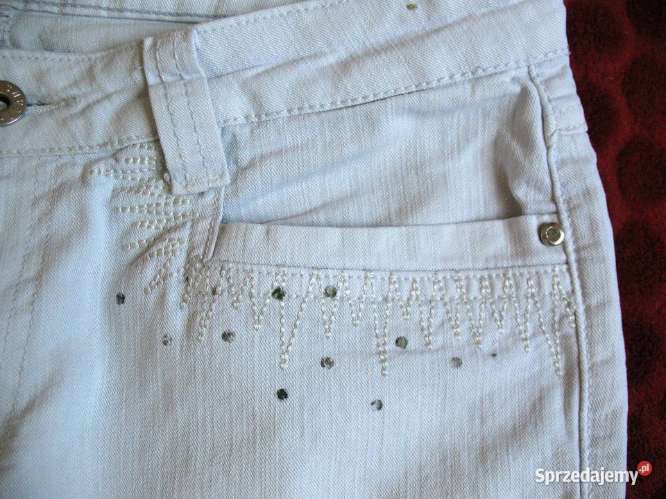 Spodnie jeans skinny L 38 40 biodra 100 Onado