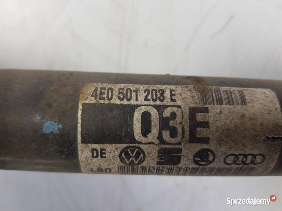 PÓŁOŚ LEWA TYŁ AUDI A8 D3 LIFT 4E0501203E Pozostałe Lipno