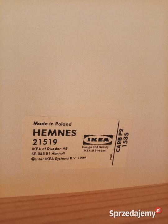 Toaletka biała Ikea HEMNES