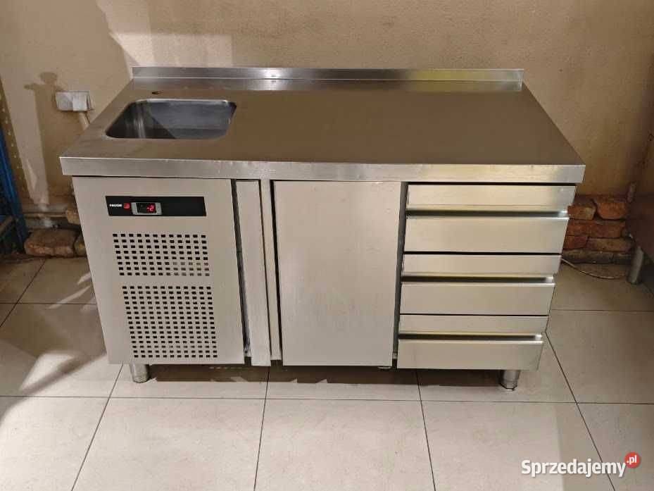 Stół chłodniczy Fagor ze zlewem i modułem śląskie Góra