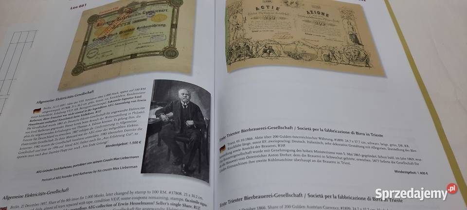 katalog aukcyjny papierów wartościowych 5052 Warszawa