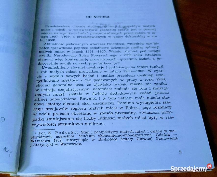 Stan i perspektywy rozwojowe małych miast i Gdańsk