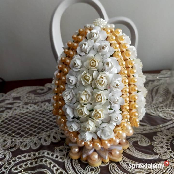 Jajka wielkanocne ręcznie robione quilling Wielkanoc