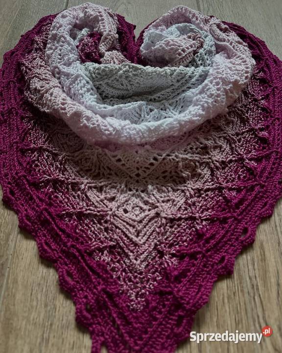 Chusta szydełkowa małopolskie Królowa Górna