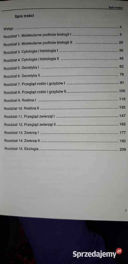 biologia unikaty operon egzaminy olimpiady sprzedam