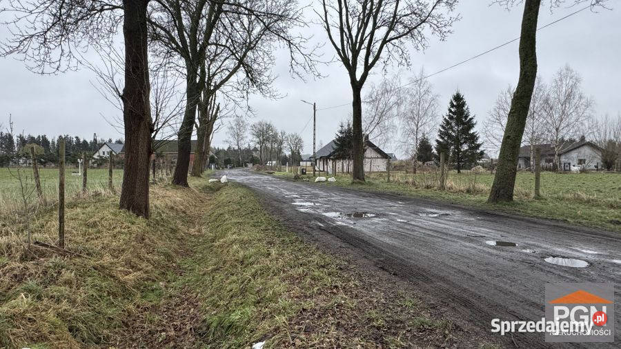 Grunt Jarszewo 1503m2 woda