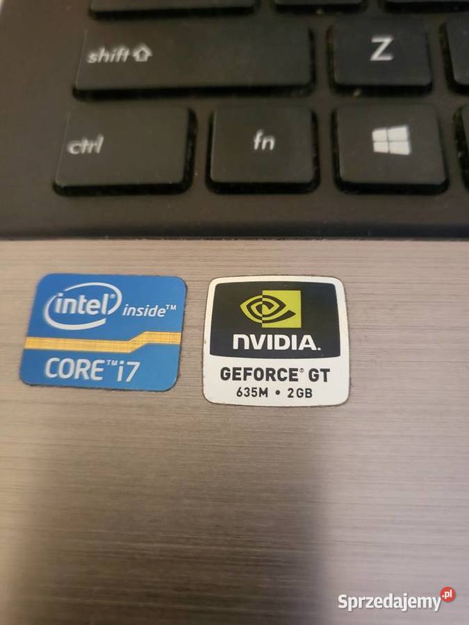 Laptop Asus Intel I7 karta Geforce Liczba rdzeni 4 Elektronika Kołobrzeg