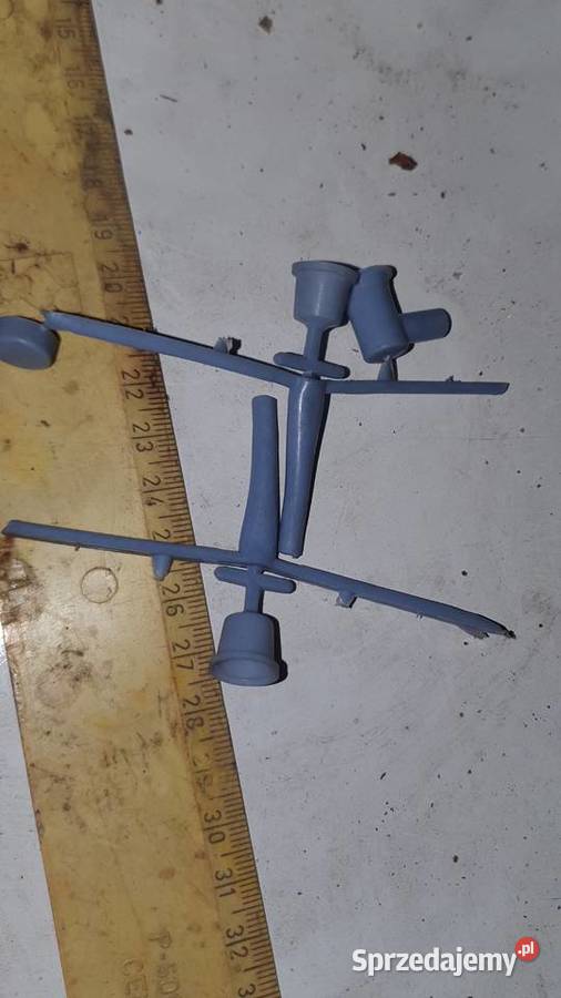 Niebieskie plastikowe zawieszki worek kilka Warszawa