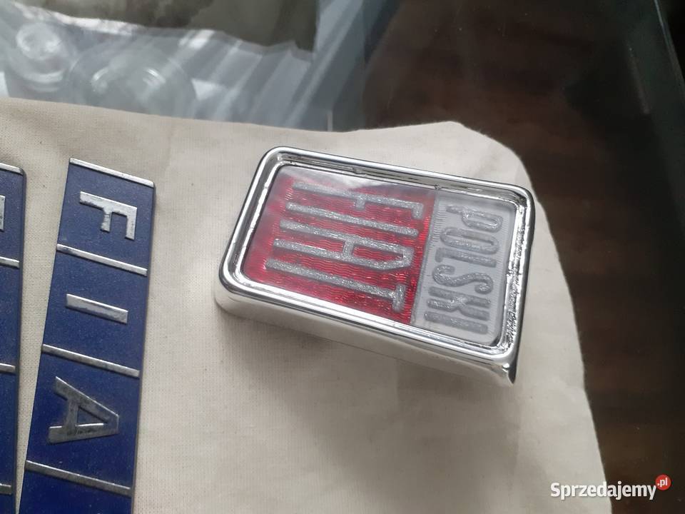 Znaczek emblematy polski fiat 126p 125p 500 Konin sprzedam