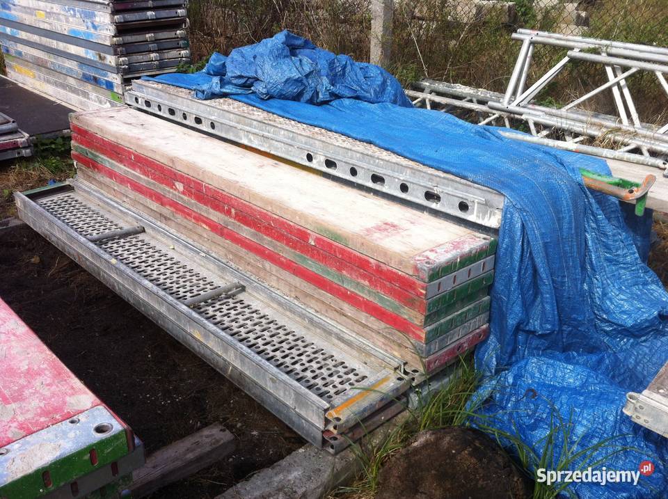 Używane Podesty drewniane 30 m x 10 Rusztowanie Stare Siołkowice