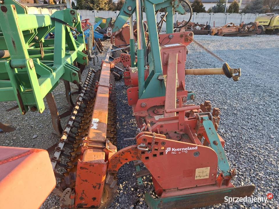 Agregat uprawowosiewny brona KVERNELAND 3m nieuszkodzony