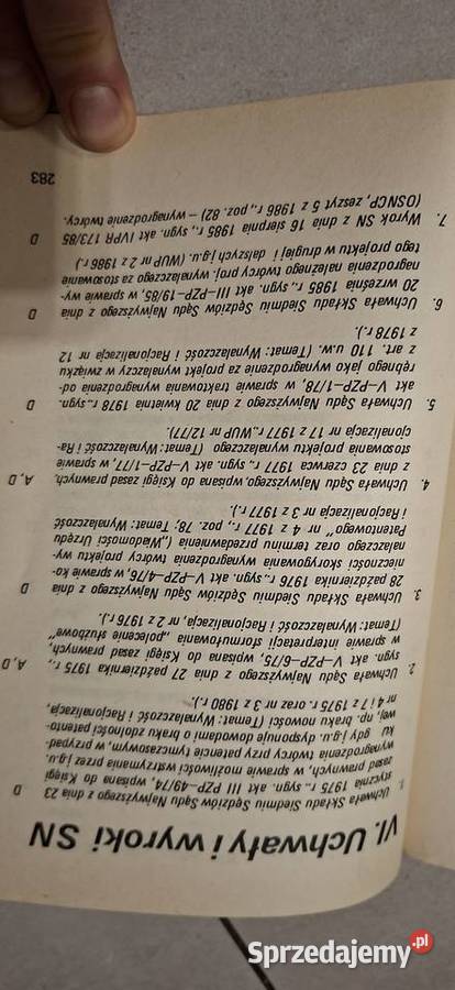 Podręczny zbiór przepisów o wynalazczości 1985 1 Łęczyca sprzedam