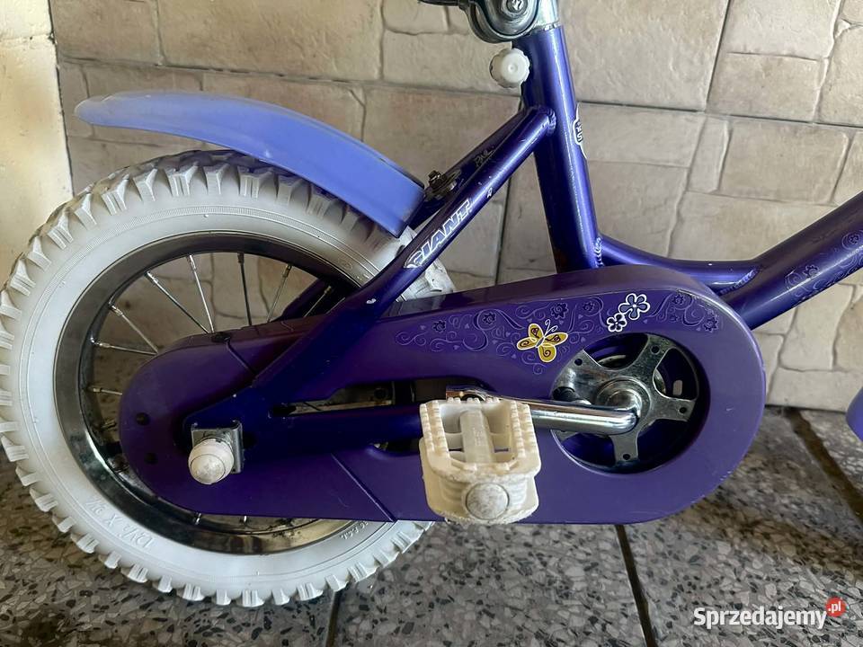 Rower dziecięcy GIANT Puddin wersja fiolet 125 Sport i Wypoczynek Krotoszyn