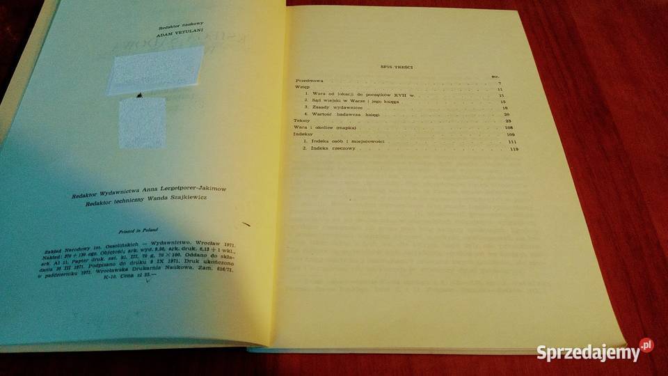 Księga sądowa wsi Wary 1449 1623 oprac i wyd Gdańsk