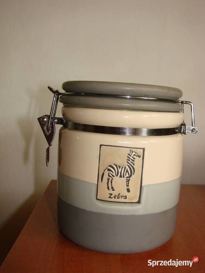 Florentine ceramiczny pojemnik z Zebrą Pruszcz Gdański
