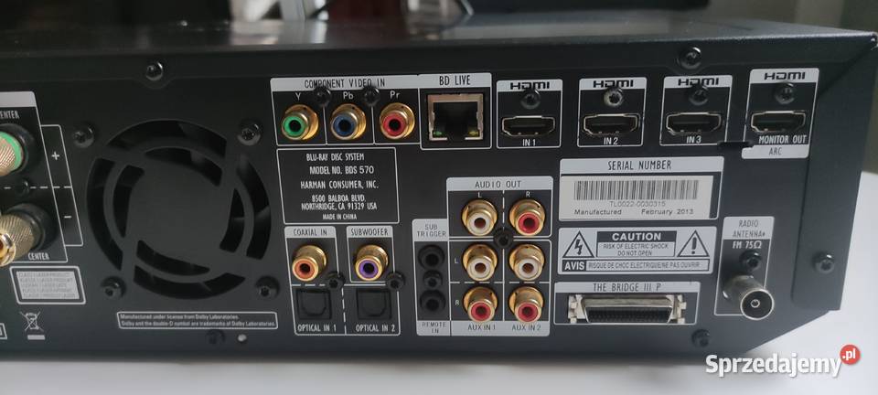 Amplituner HarmanKardon BDS 570 Kutno sprzedam